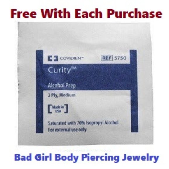 7-Pcs Silver Navel, Eyebrow, Tongue, Lip, Nose Variety Set - Picture 6 of 9